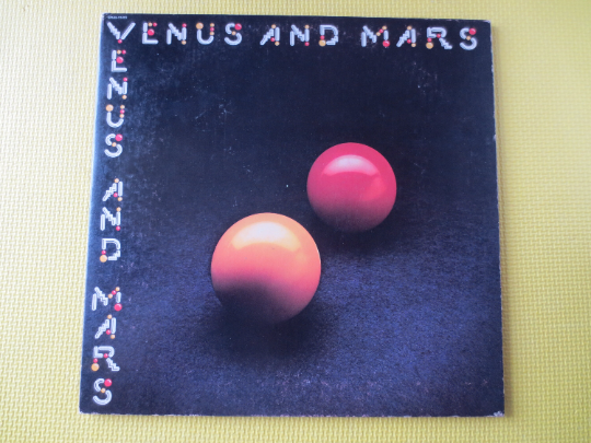 PAUL McCARTNEY, VENUS and Mars, Paul McCartney lps, Paul McCartney Album, Beatles Record, Beatles Albums, 1975 Records