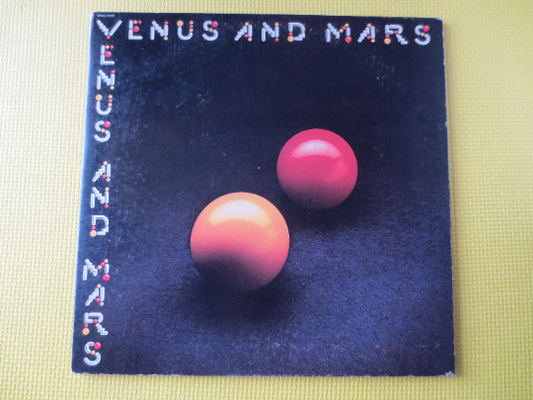 PAUL McCARTNEY, VENUS and Mars, Paul McCartney lps, Paul McCartney Album, Beatles Record, Beatles Albums, 1975 Records