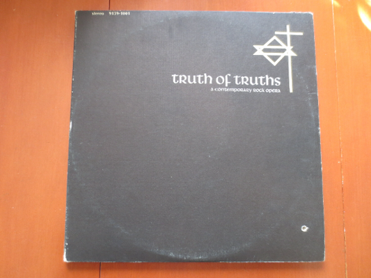 TRUTH of TRUTHS, Rock OPERA, Vintage Vinyl, Rock Opera Records, Rock Opera Albums, Rock Albums, Vinyl Records, 1971 Records