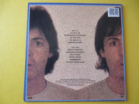 PAUL McCARTNEY, McCARTNEY 2, Vintage Vinyl, Vinyl Records, Beatles Records, Record Vinyl, Vinyl Albums, lps, 1980 Records