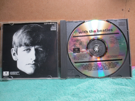 The BEATLES, WITH the BEATLES, The Beatles Cd, The Beatles Albums, The Beatles Records, The Beatles lp, Cds, 1987 Compact Disc