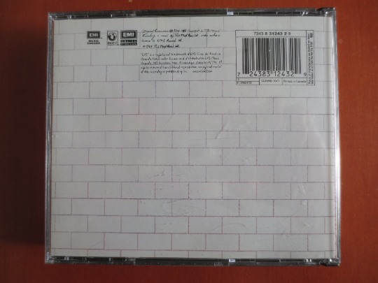 PINK FLOYD, The WALL, Pink Floyd Cd, Pink Floyd Lp, Vintage Pink Floyd, Pink Floyd Album, Pink Floyd Music, 1994 Compact Discs