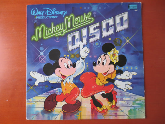 MICKEY MOUSE, Disco, DISNEYLAND Records, Children's Records, Disney Records, Vintage Vinyl, Kids Records, Lps, Vintage Records, 1979 Records