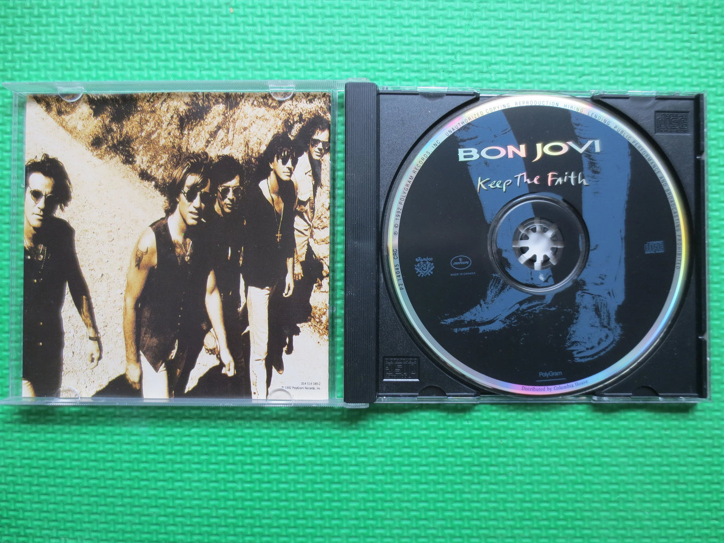 BON JOVI, Keep The FAITH, Bon Jovi Cd, Bon Jovi Lp, Rock Cd, Classic Rock Cd, Bon Jovi Album, Rock Lp, Cds, 1992 Compact Disc