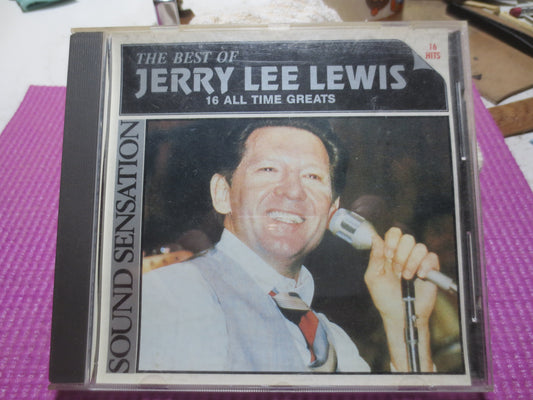 JERRY LEE LEWIS, The Best of Cds, Jerry Lee Lewis Cds, Jerry Lee Lewis Lps, Rock Cds, Rock and Roll Cds, cds, Compact Discs