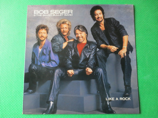 BOB SEGER, LIKE A Rock, Bob Seger Records, Vintage Vinyl, Record Vinyl, Vinyl Records, lps, Bob Seger Albums, 1986 Records