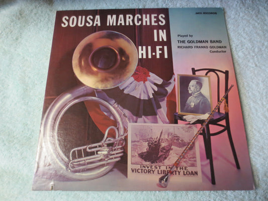 JOHN PHILIP SOUSA, Marching Band Album, Vintage Vinyl, Record Vinyl, Records, Vinyl Records, Band Vinyl, Lps, 1980 Records