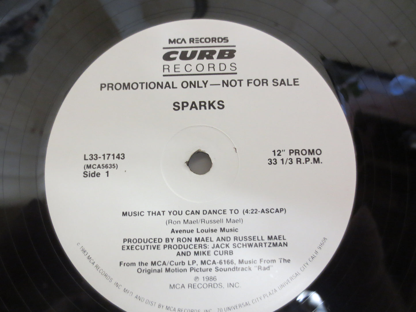 SPARKS, Music That You Can Dance To, The SPARKS Brothers, Sparks Record, Rock Records, Sparks Album, Sparks Lp, 1986 Record