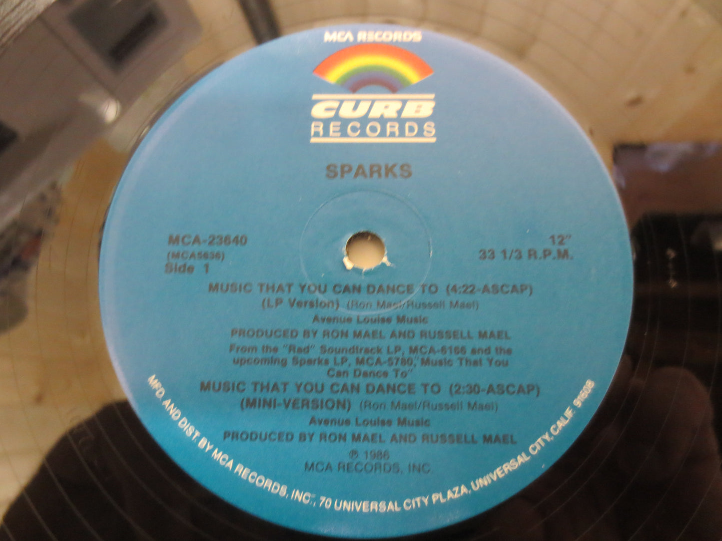 SPARKS, Music That You Can Dance To, Sparks Records, Sparks Albums, Sparks Lps, The Sparks Brothers, Vinyl Lp, 1986 Records