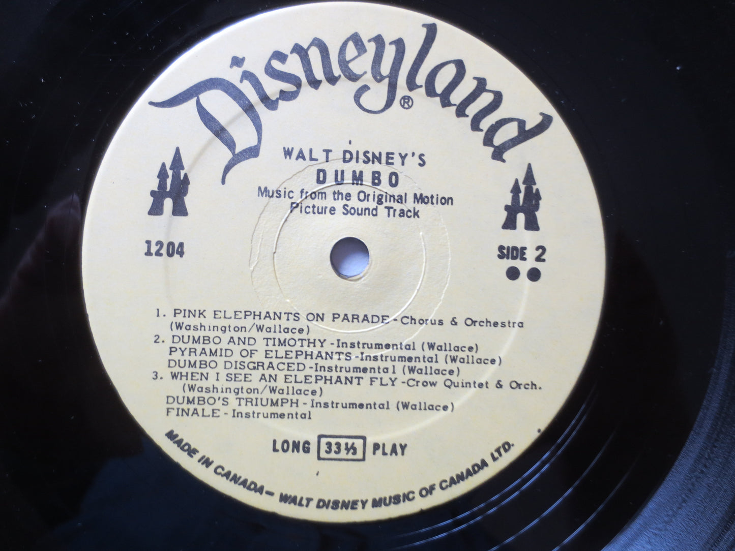 STORY of DUMBO, DISNEYLAND Records, Disney Records, Disneyland Albums, Disney Album, Disneyland Vinyl, Disney, 1959 Records