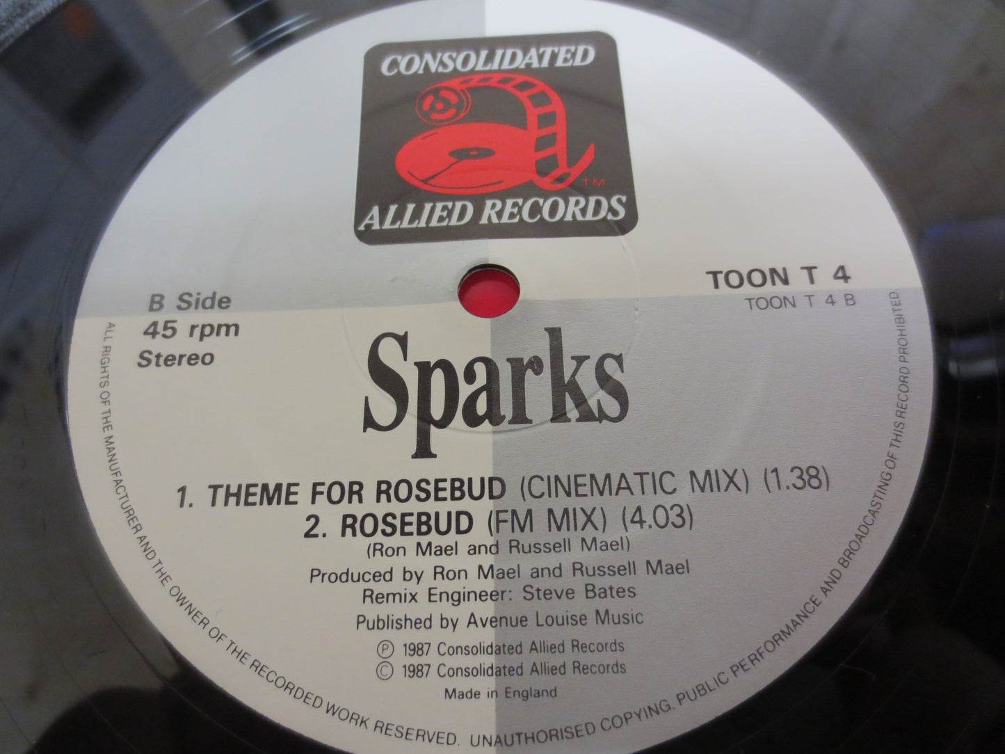 SPARKS, ROSEBUD, The SPARKS Brothers, Sparks Records, Sparks Album, Sparks Lp, 12 Inch Ep, Rock Records, Lps, 1987 Records