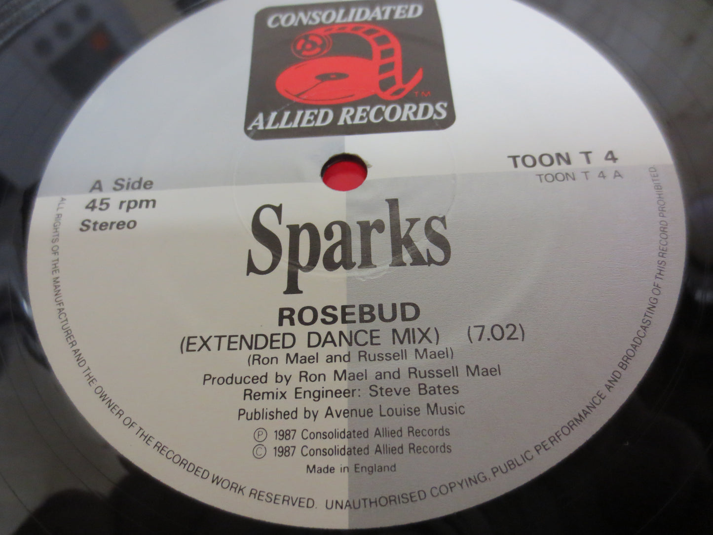 SPARKS, ROSEBUD, The SPARKS Brothers, Sparks Records, Sparks Album, Sparks Lp, 12 Inch Ep, Rock Records, Lps, 1987 Records