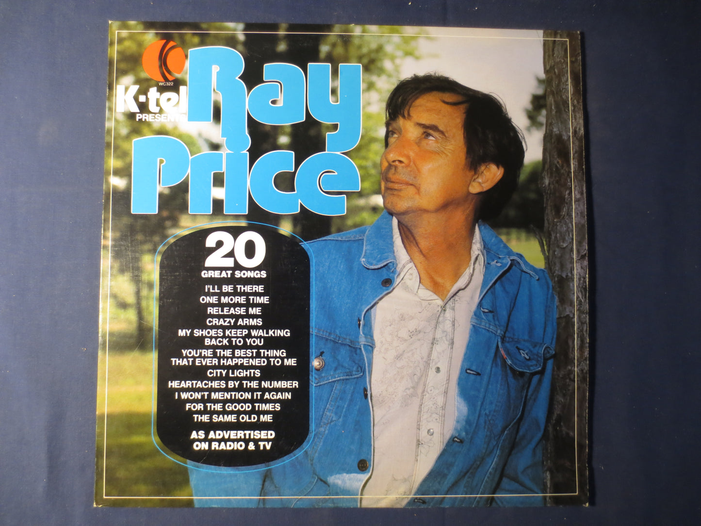 RAY PRICE, K-TEL Records, Country Records, Ray Price Record, Ray Price Album, Vinyl Record, Record Vinyl, Lps, 1976 Records