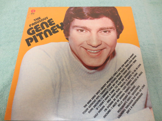 GENE PITNEY, The FABULOUS, K-Tel Records, Vintage Vinyl, Gene Pitney Vinyl, Gene Pitney Albums, Vinyl, 1977 Records