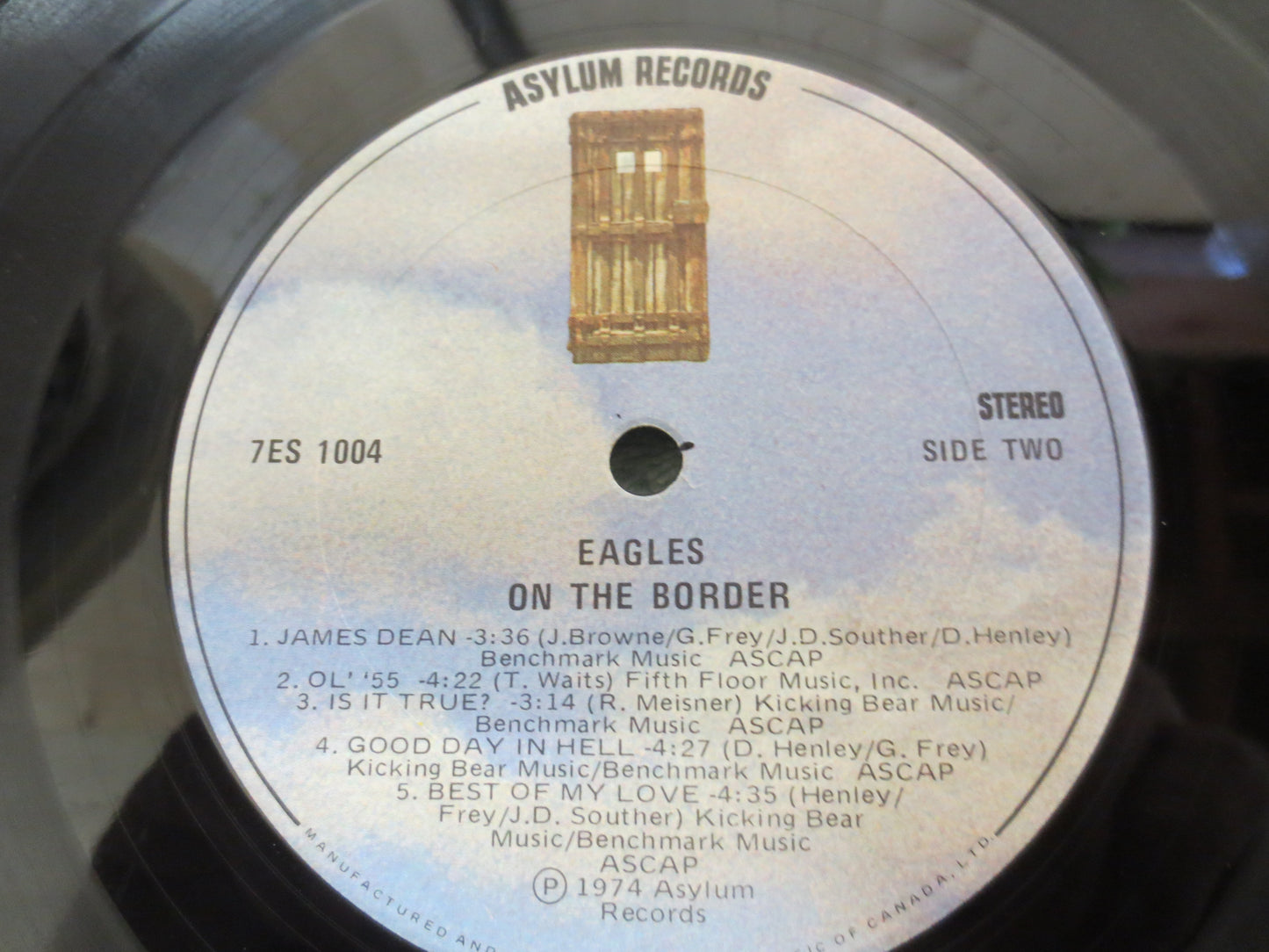 The EAGLES, On the Border, Rock Records, The Eagles Records, The Eagles Album, The Eagles Lp, Vinyl Records, 1974 Records