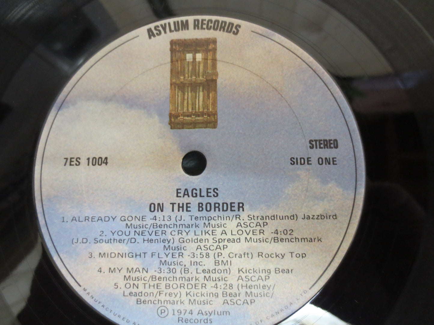 The EAGLES, On the Border, Rock Records, The Eagles Records, The Eagles Album, The Eagles Lp, Vinyl Records, 1974 Records