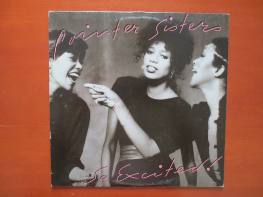 The POINTER SISTERS, So EXCITED, Pop Record, Vintage Vinyl, Record Vinyl, Records, Vinyl Record, Disco Vinyl, 1982 Records