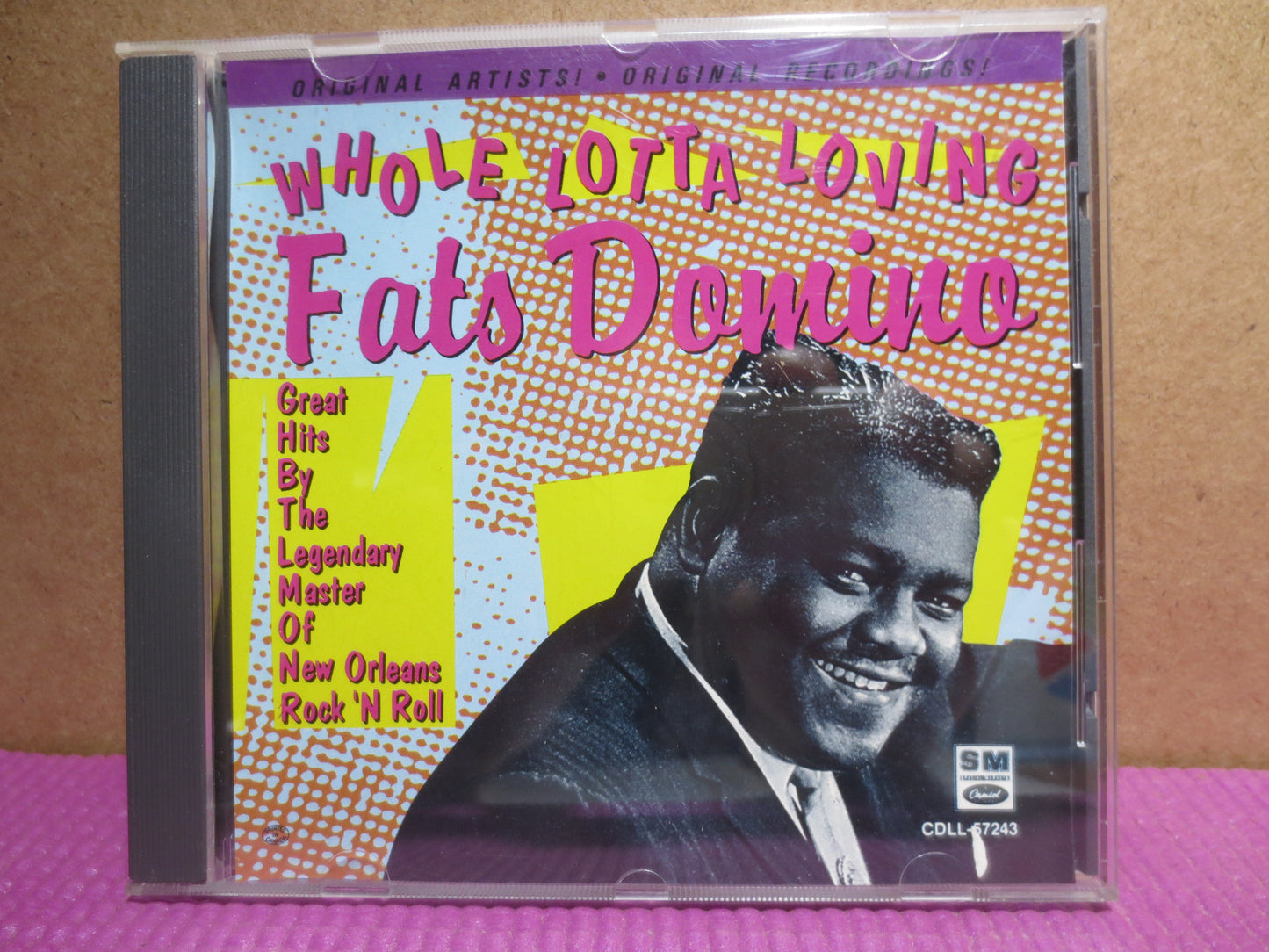 FATS DOMINO, Whole Lotta Loving, FATS Domino Cd, Vintage Compact Disc, Pop Cd, Rock Cd, Piano Cd, Music Cd, Compact Discs