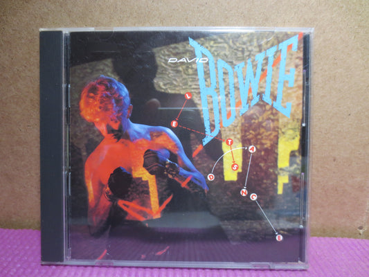 DAVID BOWIE, Let's Dance, David BOWIE Cd, David Bowie Album, Rock Cd, Rock Music Cd, Vintage Compact Disc, 1983 Compact Discs