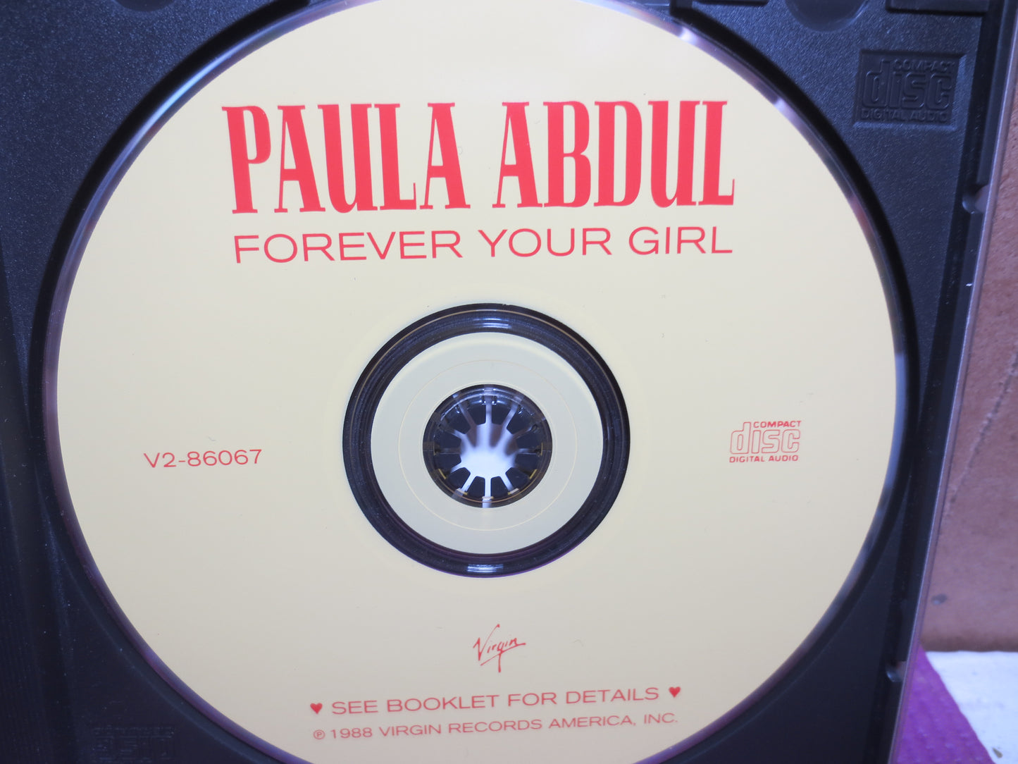 PAULA ABDUL, Forever Your Girl, Paula Abdul Cds, Paula Abdul Albums, Paula Abdul Lps, Paula Abdul Songs, 1988 Compact Discs