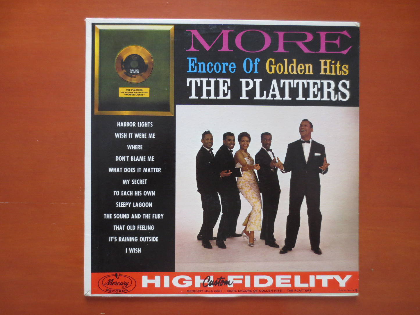 The PLATTERS, More GOLDEN Hits Lp, The Platters Album, The Platters Vinyl, The Platters Lp, Vinyl Album, 1960 Records