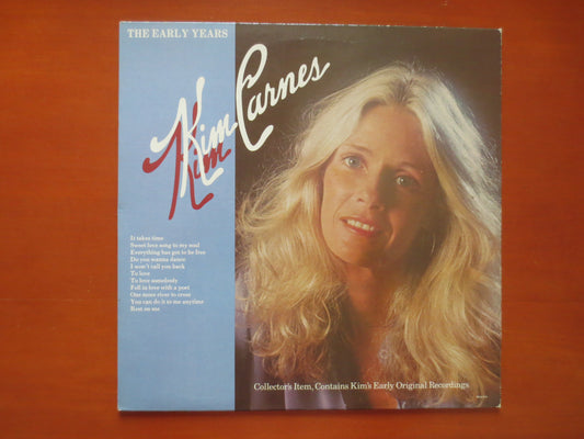 KIM CARNES, The Early Years Lp, Vintage Vinyl, Kim Carnes Vinyl, Vinyl, Vinyl Album, Kim Carnes Album, 1984 Records