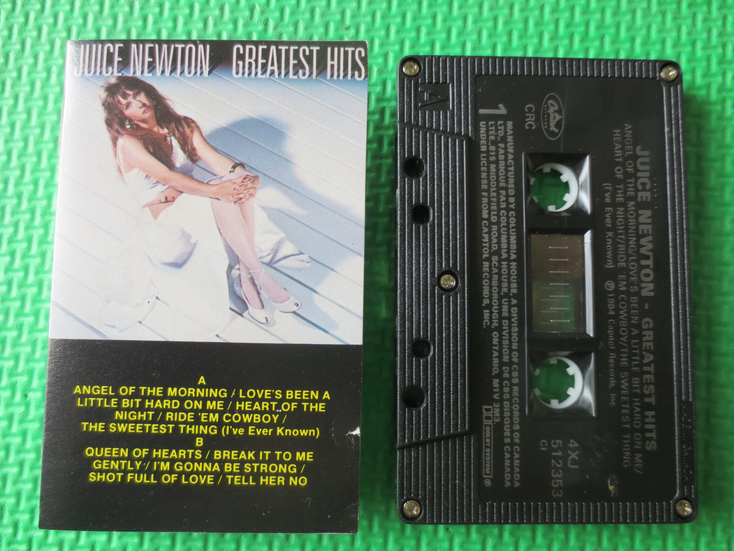 JUICE NEWTON, GREATEST Hits, Juice Newton Tape, Juice Newton Album, Pop Music Cassette, Cassette Music, 1984 Cassette