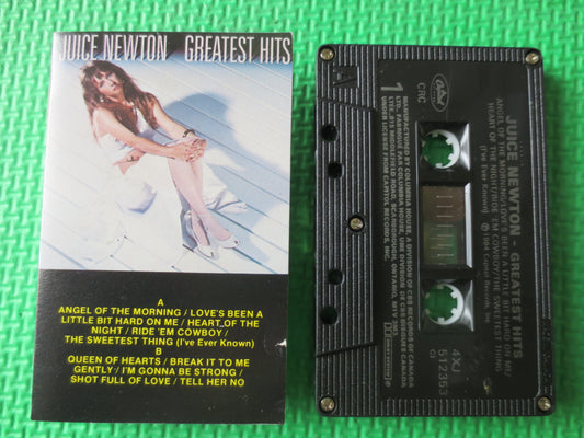 JUICE NEWTON, GREATEST Hits, Juice Newton Tape, Juice Newton Album, Pop Music Cassette, Cassette Music, 1984 Cassette