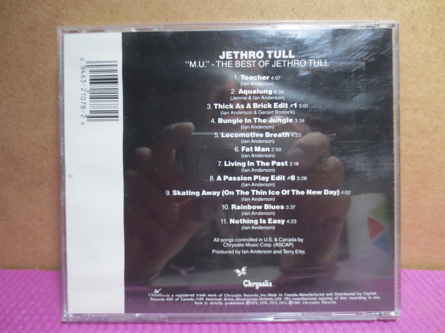 JETHRO TULL, The Best of Jethro Tull, Jethro Tull Lp, Jethro Tull Cd, Vintage Compact Disc, Rock Cd, Music Cd, Compact Discs