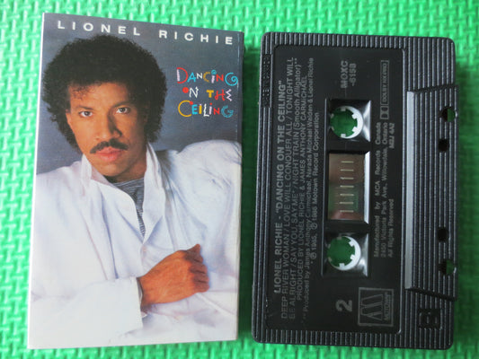 LIONEL RICHIE Tape, DANCING on the Ceiling, Lionel Richie Album, Lionel Richie Music, Cassette, Rock Cassette, 1985 Cassette