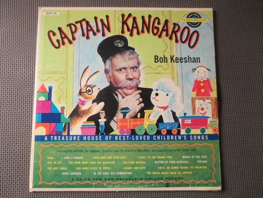 CAPTAIN KANGAROO, CHILDRENS Record, Captain Kangaroo lp, Kids Record, Childrens Album, Kids Album, Childrens lp, Kids Lp