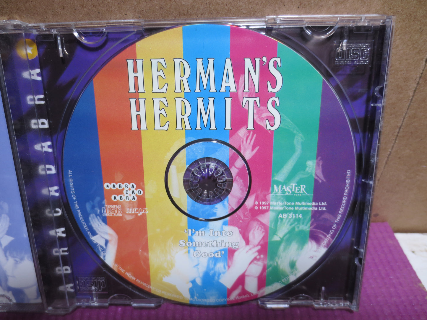 HERMAN'S HERMITS, I'm Into Something Good, POP Music Cd, Vintage Compact Disc, Cd Music, Cd Pop Music, Compact Discs