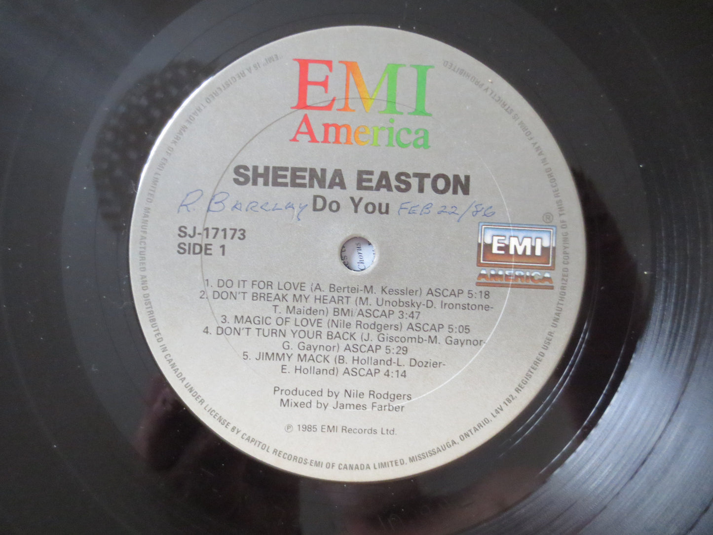 SHEENA EASTON, Do YOU Album, Sheena Easton Album, Sheena Easton Vinyl, Sheena Easton Lp, Vinyl Lp, Lps, 1985 Records