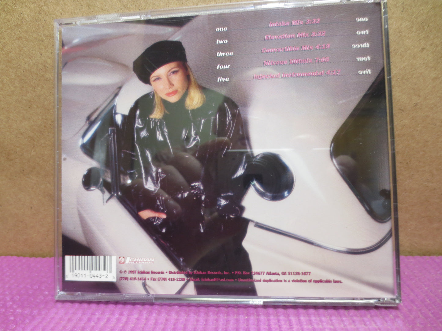 TIA, CARS, TIA Cd, Tia Compact Disc, Tia Album, Tia Lp, Pop Cd, Classic Pop Cd, Vintage Compact Disc, 1997 Compact Discs