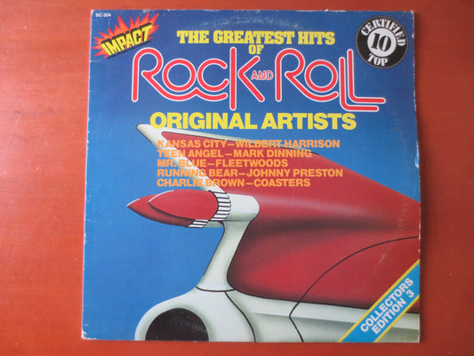 ROCK and ROLL, GREATEST Hits, Rock and Roll Record, Records, Vintage Vinyl, Record Vinyl, lps, Vinyl Albums, 1982 Records