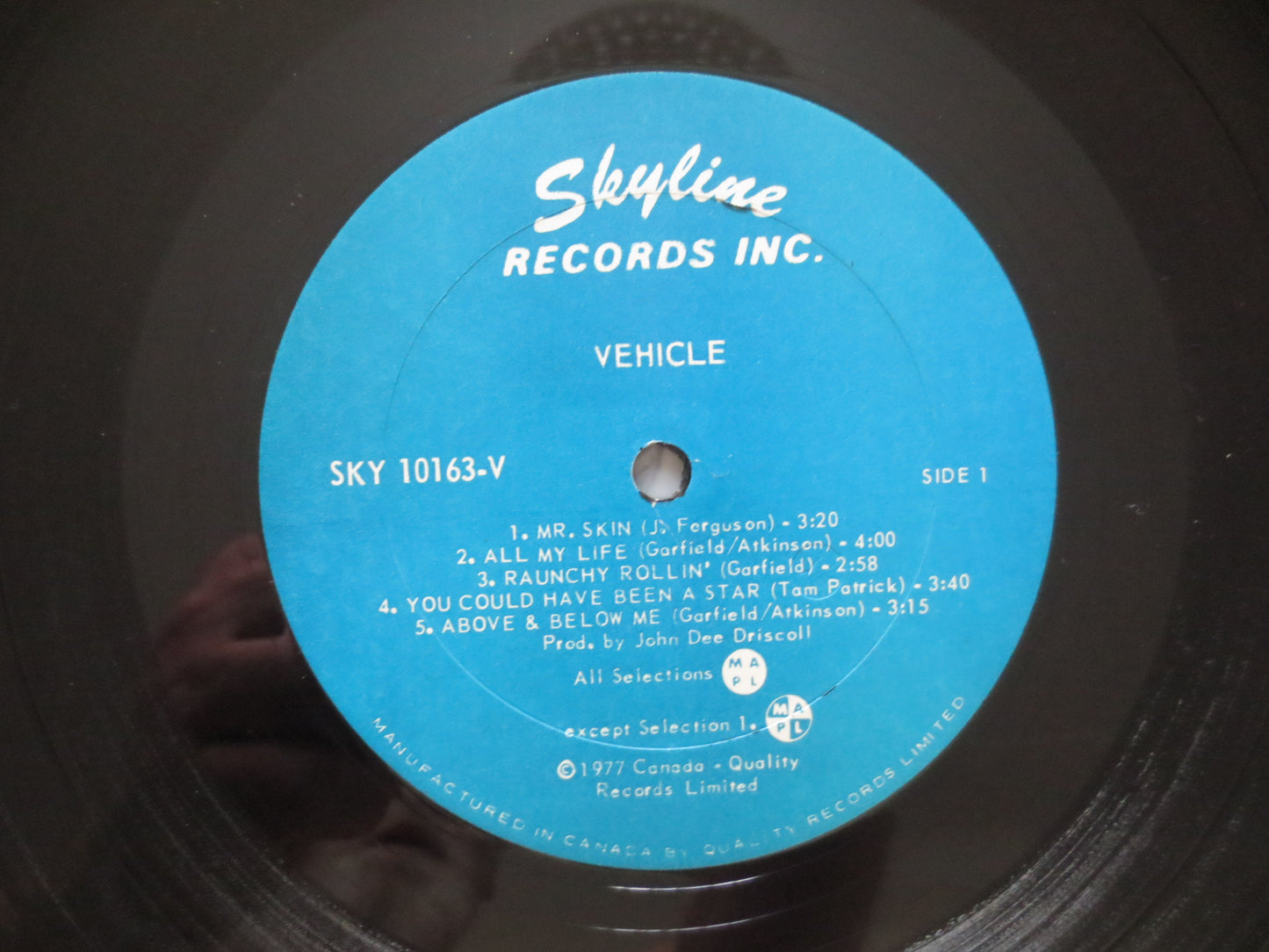 VEHICLE, VEHICLE Record, VEHICLE Lp, Vehicle Vinyl, Classic Rock Album, Classic Rock Vinyl, Vinyl Album, 1977 Records