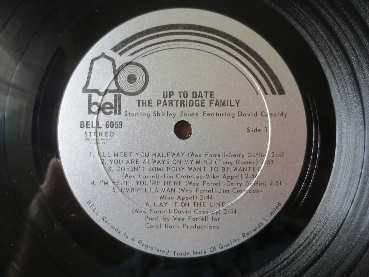 The PARTRIDGE FAMILY, Up To Date, Pop Records, Vintage Vinyl, Record Vinyl, Records, Vinyl Records, Vinyl Lp, 1971 Records