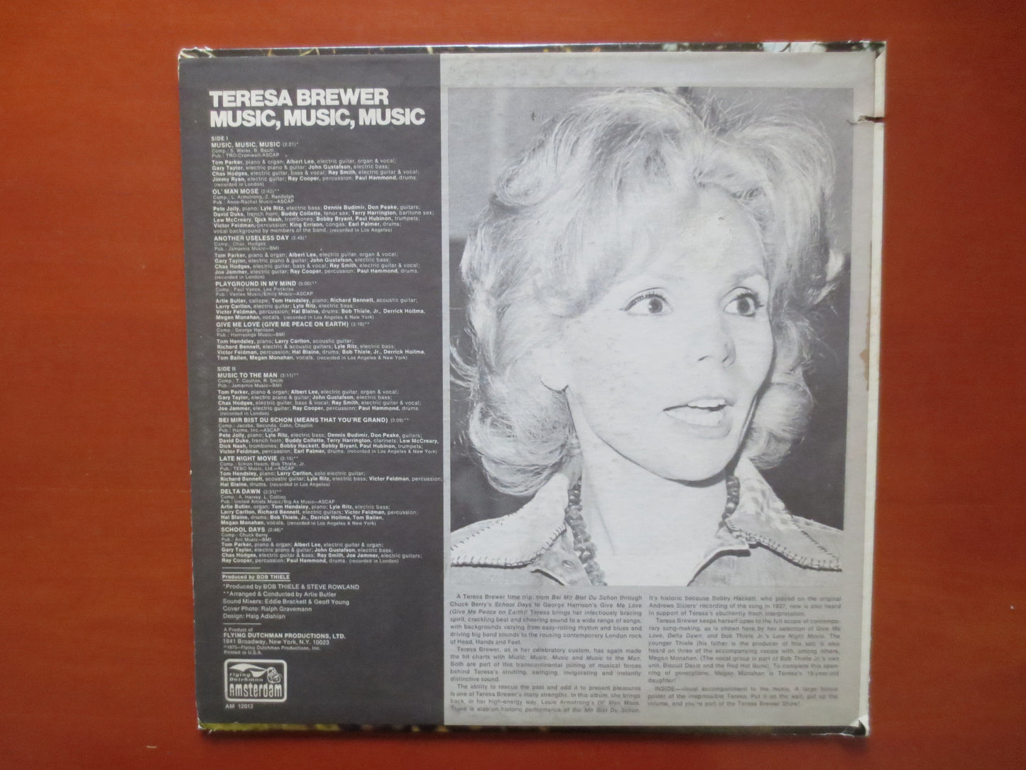 TERESA BREWER,MUSIC Album, Teresa Brewer Albums, Teresa Brewer Vinyl, Teresa Brewer Lp, Vintage Vinyl, 1973 Records