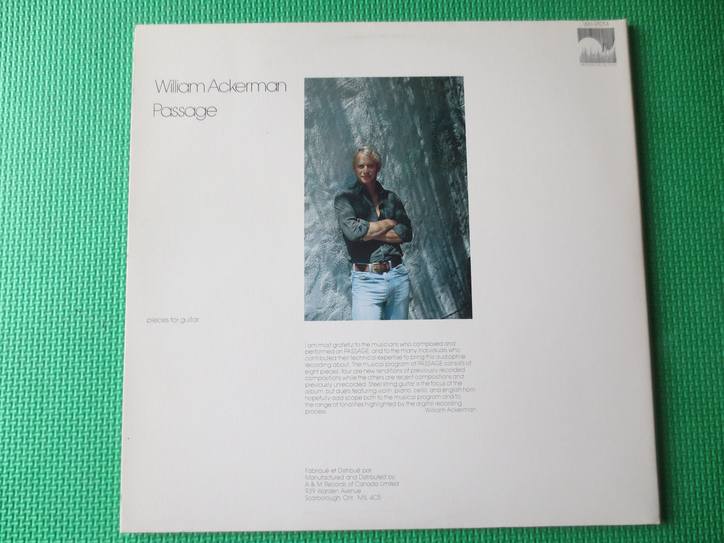 WILLIAM ACKERMAN, PASSAGE, Guitar, New Age Music, Ambient Music, New Age Albums, Lps, Vintage Vinyl, Vinyl lp, 1981 Albums