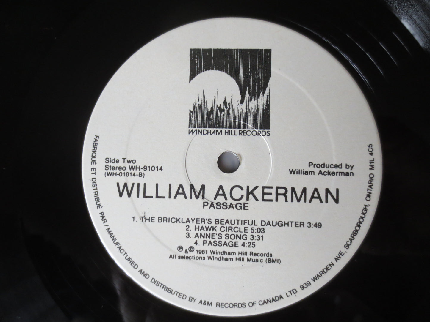 WILLIAM ACKERMAN, PASSAGE, Guitar, New Age Music, Ambient Music, New Age Albums, Lps, Vintage Vinyl, Vinyl lp, 1981 Albums