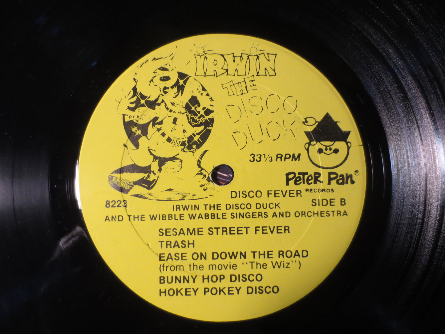 IRWIN the DISCO DUCK, Disco Fever, Novelty Records, Children's Records, Kids Record, Kids Vinyl, Childrens Lp, 1978 Records