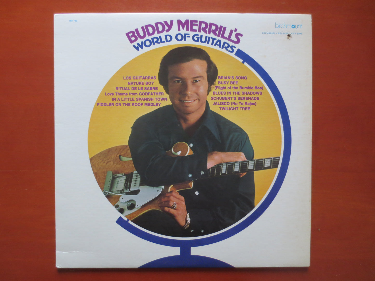 BUDDY MERRILL, World of GUITARS Lp, Buddy Merrill Album, Buddy Merrill Vinyl, Buddy Merrill Lp, Vinyl, 1972 Records