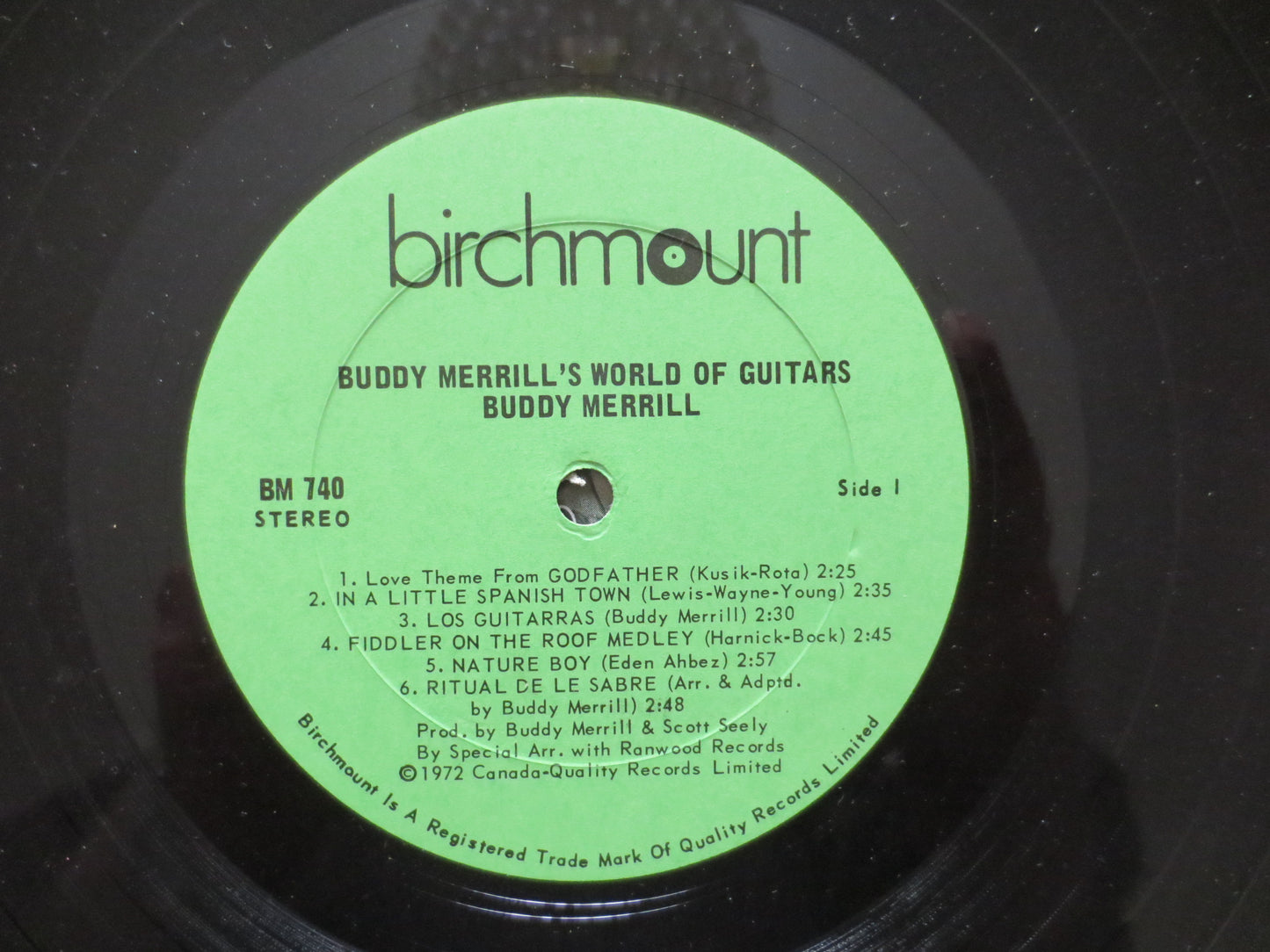 BUDDY MERRILL, World of GUITARS Lp, Buddy Merrill Album, Buddy Merrill Vinyl, Buddy Merrill Lp, Vinyl, 1972 Records