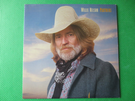 WILLIE NELSON, WILLIE NELSON Record, PARTNERS, Willie Nelson Albums, Willie Nelson Lp, Willie Nelson, Vinyl, Vinyl Albums, 1986 Records