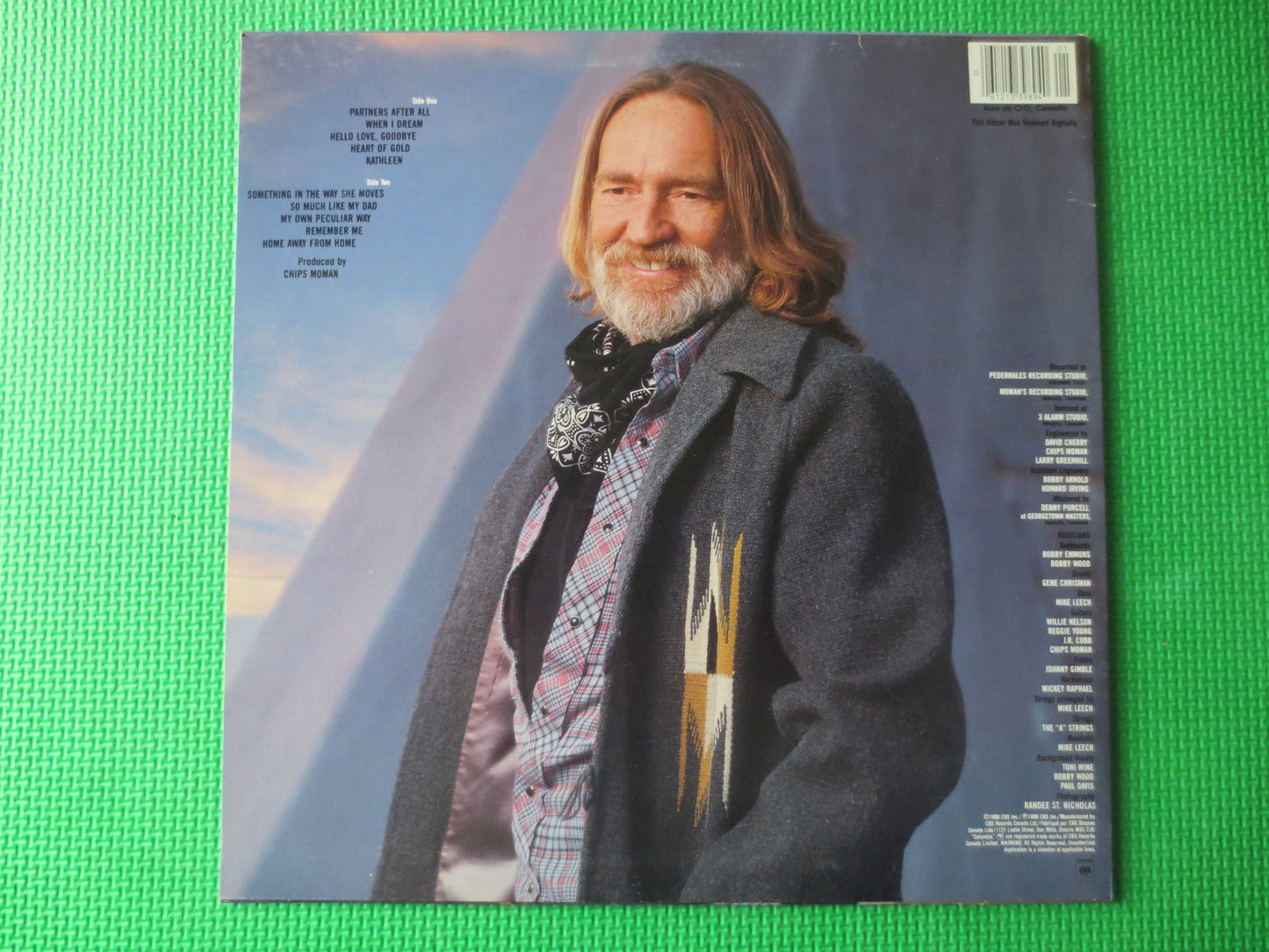 WILLIE NELSON, WILLIE NELSON Record, PARTNERS, Willie Nelson Albums, Willie Nelson Lp, Willie Nelson, Vinyl, Vinyl Albums, 1986 Records