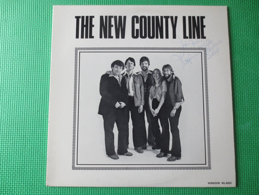 The NEW COUNTY LINE, Debut Records, Autographed Record, Bluegrass Records, Bluegrass Album, lps, Vintage Lp, 1980 Records