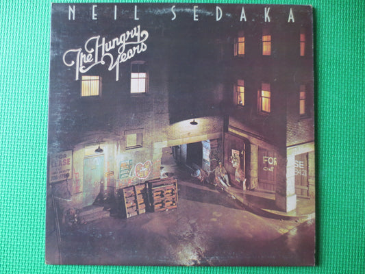 NEIL SEDAKA, The Hungry Years, Neil Sedaka Record, Neil Sedaka Album, Neil Sedaka Lp, Vinyl Record, Vinyl Lps, 1975 Records