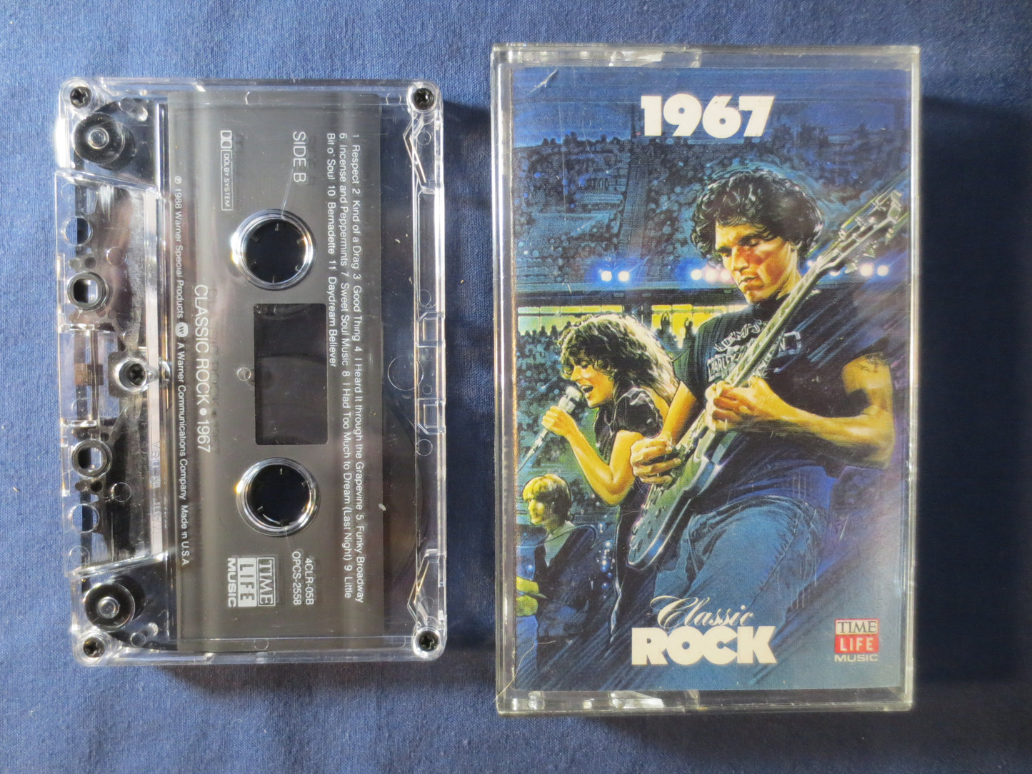 CLASSIC ROCK Tape, Time LIFE Tape, 1967 Album, 1967 Music, 1967 Song, Tape Cassette, Classic Rock Cassette, 1990 Cassette