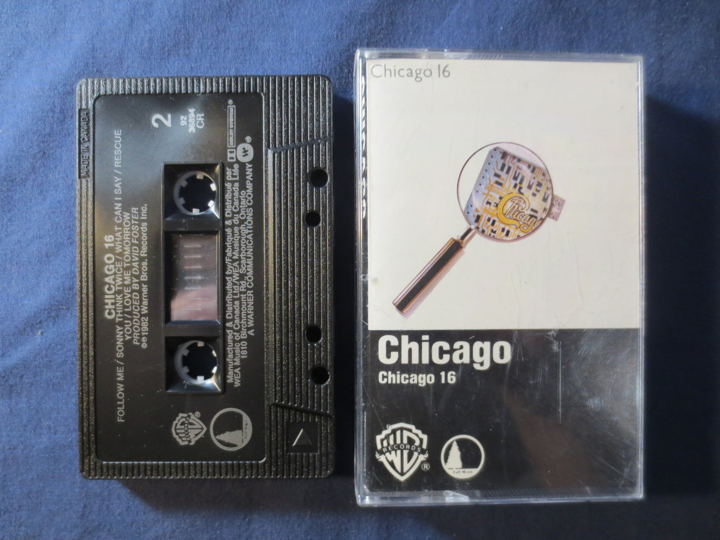 CHICAGO Tape, CHICAGO 16 Tape, CHICAGO Album, Chicago Music, Chicago Song, Tape Cassette, Rock Tape, Cassette, 1982 Cassette