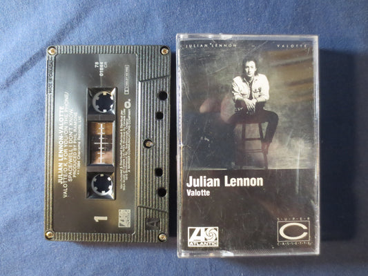 JULIAN LENNON Tape, VALOTTE Tape, Julian Lennon Album, Julian Lennon Music, Tape Cassette, Rock Cassette, 1984 Cassette